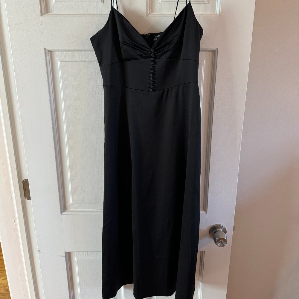 Danielle Bernstein Black Slip Dress